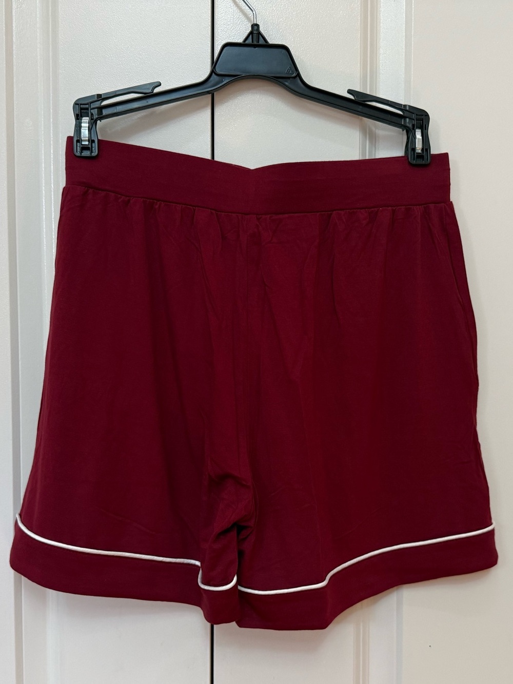 Cozy Earth Bamboo Classic Pajama Shorts Pomegranate XS
